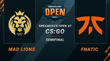 CSGO - fnatic vs. MAD Lions [Inferno] Map 2 - DreamHack Open 47 - Semifinal