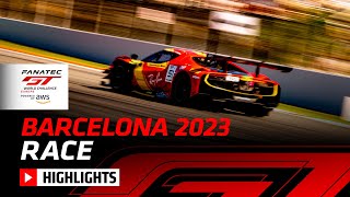 Race Highlights | Barcelona 2023 | Fanatec GT World Challenge Europe Powered by AWS