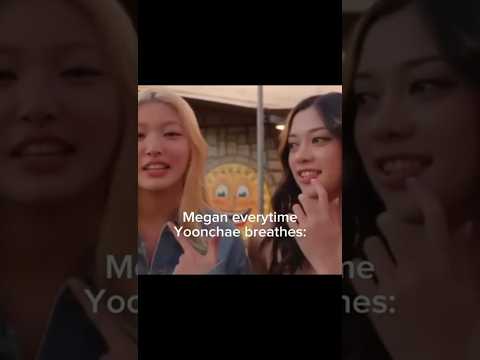 Megan everytime yoonchae breaths 😭💯.  #katseye #shorts