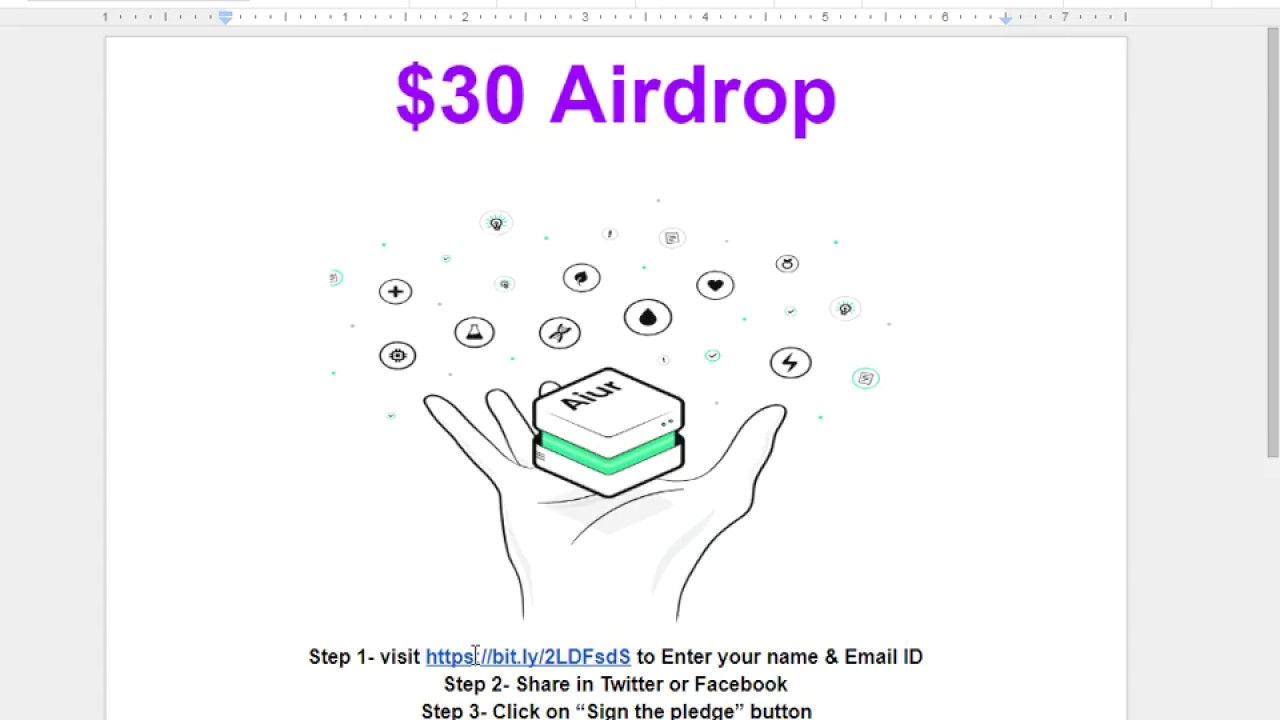 $30 ICO Airdrop Alert News  - Hot Free Crypto Earning Info