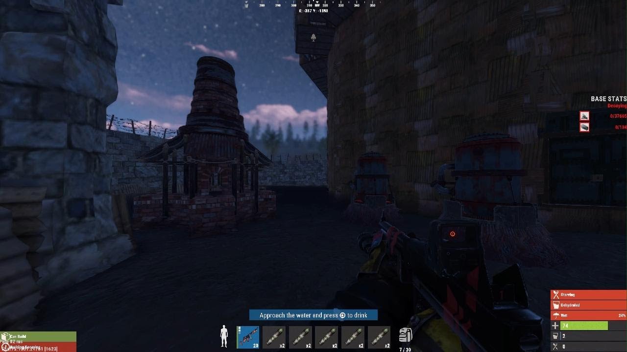 RUST-CONSOLE circle base - YouTube