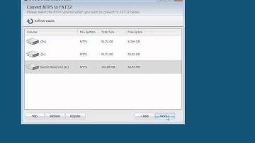 NTFS to FAT32 Wizard - a first look