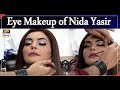 Glamorous Eye Makeup of Nida Yasir | Good Morning Pakistan
