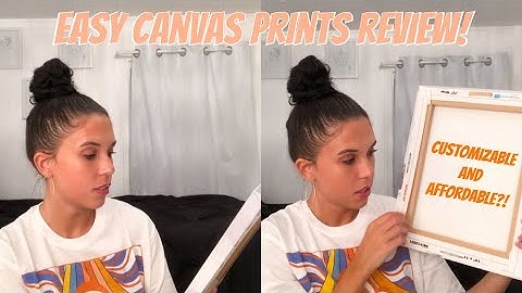 EASY CANVAS PRINTS REVIEW! affordable & customizable! 🖼💸