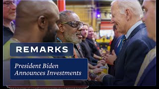 President Biden Announces Investments in the Northeast Corridor