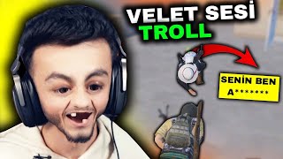 VELET SESİ GERİ DÖNDÜ ! ADAMA OYUNU SİLDİRDİM ÇILDIRDI ! PUBG Mobile