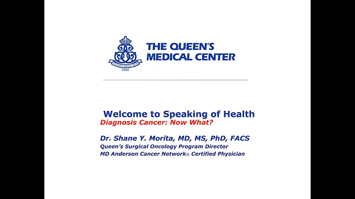 Speaking of Health: Diagnosis Cancer, Now What?