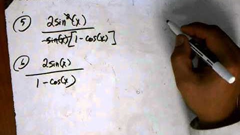 5 2 Trig Proofs   Ex with Adding Fractions