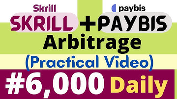 Live Transaction of Skrill and Paybis Arbitrage || Make 6,000 Naira Daily