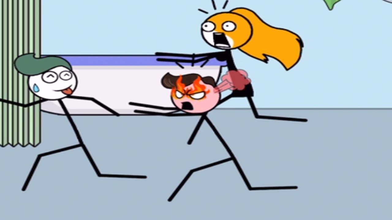 Thief Puzzle, Henry Stickman Save The Girl - Part 3 Funny NOOB Vs PRO Gameplay Walkthrough