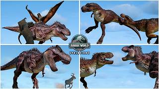 Tarbosaurus All Abilities & Interactions - Jurassic World Evolution 3