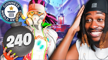 WE DROPPED 240 KILLS IN SPLITGATE 2 BATTLE ROYALE! (NEW WORLD RECORD)