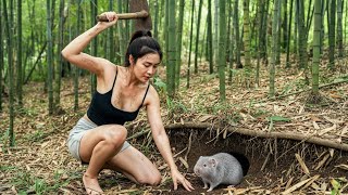 The Moment I Dug Up A Wild Creature In The Bamboo Jungle