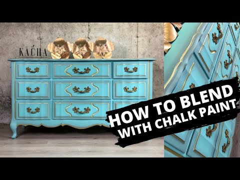French Provincial Dresser Makeover with Dixie Belle Chalk Paint - YouTube