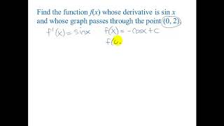 Using Theorem Functions With Same Derivative Differ By a Constant