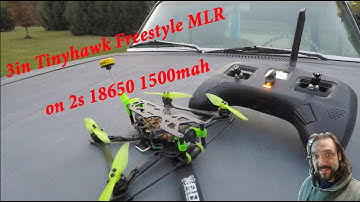 3in Tinyhawk Freestyle Micro Long Range (TBS Crossfire/300mw VTX) 2s 18650 1500mah duration flight
