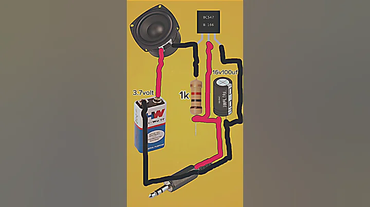 Simple amplifier circuit diagram | BC 547  transistor amplifier Akash tech550