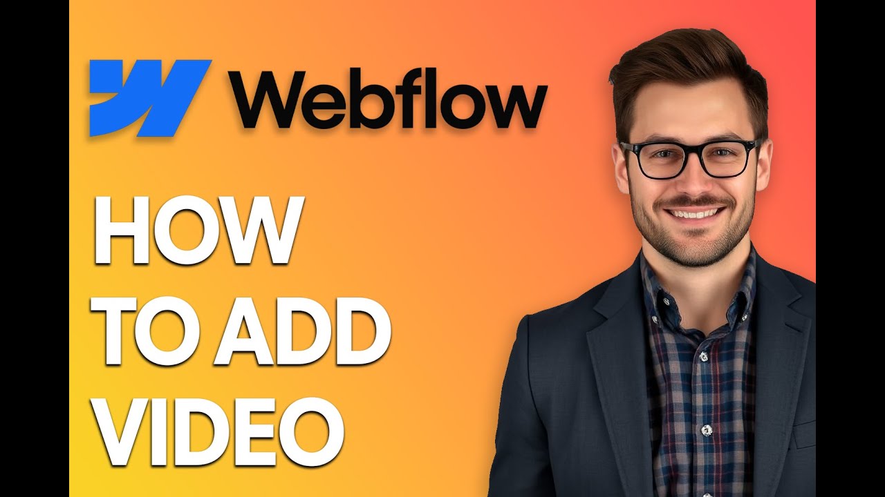 How To Add Video To Webflow [Quick Tutorial] - YouTube