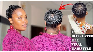 I RECREATED HER 9M+ VIRAL HAIRSTYLE VIDEO ON MYSELF | HIT OR MISS