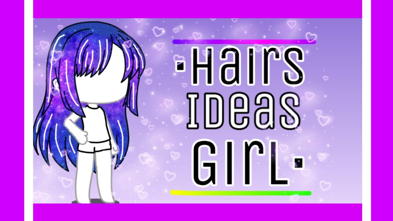 Tips for female hair•° Gacha design read description👍 - YouTube