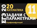 Задачи с параметрами - 11 | Графический способ решения | Подготовка к ЕГЭ