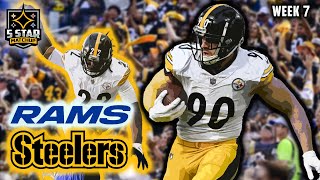 Steelers vs Rams Week 7 Highlights: The Comeback Kids! | 5 Star Matchup