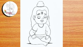 Lord Shiva Drawing Easy And Beautiful Easy Drawing How To Draw Bholenath