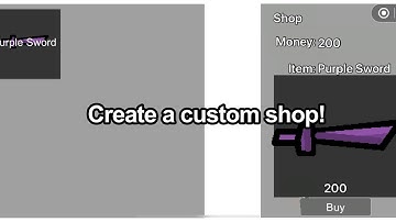 How to Make a Custom Shop With Custom Currency on Julian’s Editor