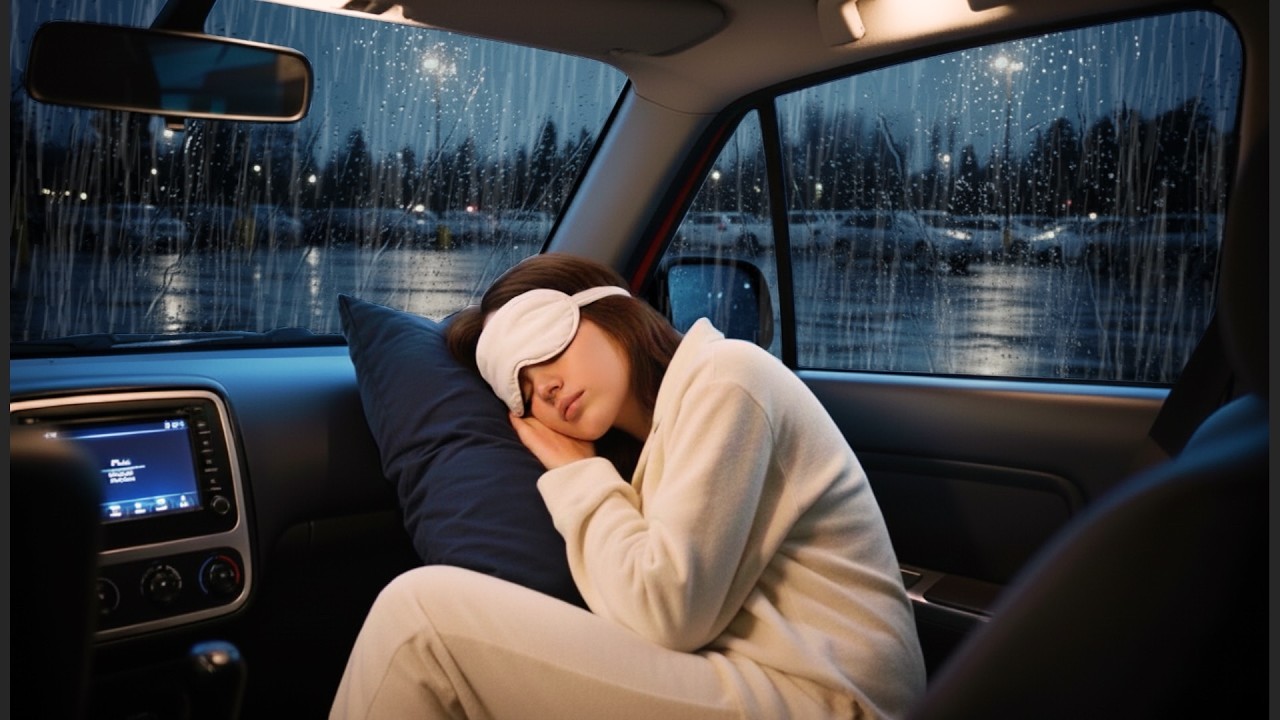Sleep Fast Heavy Rain in Car at Night for Deep Sleep - YouTube