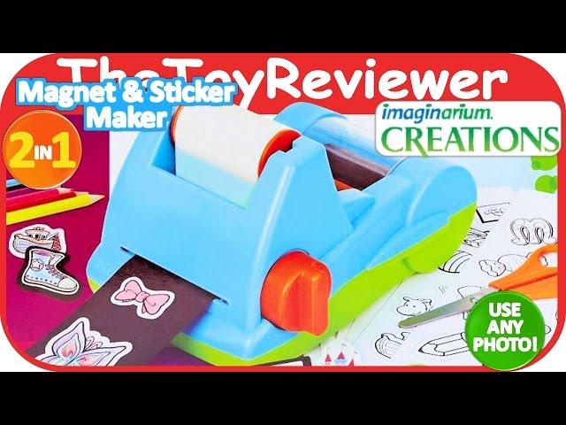 Imaginarium 2 in 1 Magnet & Sticker Maker Unboxing Toy Review by  TheToyReviewer 