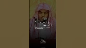ويدع الأنسان بالشر دعاءه بالخير بصوت القارئ ياسر الدوسري (سورة الأسراء)
