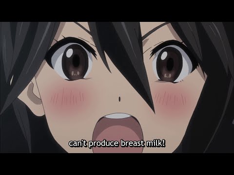 Kokoro Connect - Inaba Can't Produce Breast Milk! [60fps]