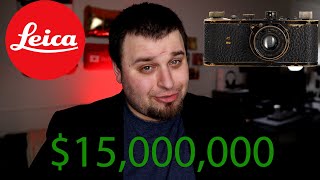 The $15,000,000 Camera....The Most Expensive Camera Ever Sold! Oskar Barnack's 0-Series Leica Camera
