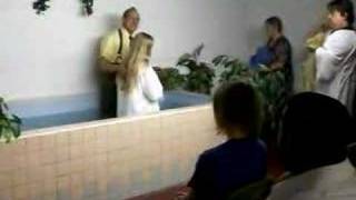 Michelle's baptism