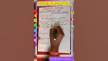 imp. formulas #shorts  #system of particles and  rotational motion #neet2022