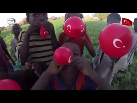 İlk Kez Balon Gören Afrikalı Çocuklar