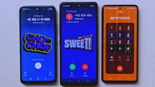 Xiaomi VS LG VS Samsung incoming call & Outgoing call