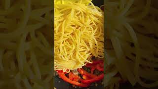 Паста с грибами и овощами❤️ рецепты recipe food еда паста pasta попробуем shorts