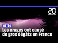 Mto  grle et coule de boue les orages ont caus de gros dgts et fait une victime