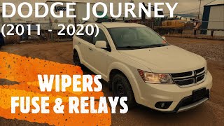 Dodge Journey - FRONT WINDSHIELD WIPERS FUSE AND RELAY LOCATION (2011 - 2020) by QuiteAlright 218 views 2 weeks ago 2 minutes, 19 seconds