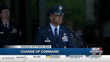 Change of Command at Keesler Air Force Base
