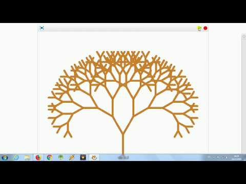 Drawing a tree (Scratch)