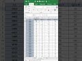 How to freeze panes in Excel | #shorts