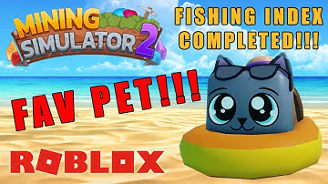 I FINALLY FINISHED THE FISHING INDEX!!! 😄 | Mining Simulator 2 |