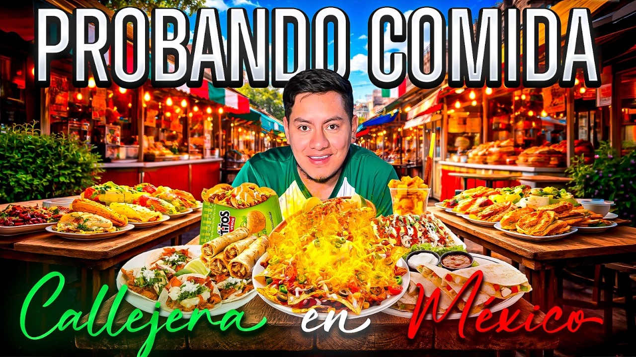 La comida callejera mexicana me dejó en shock 😱🇲🇽