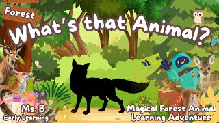 Forest Animals for Toddlers 🌲 Learn Animal Names & Sounds | Calm Speech & Language Learning