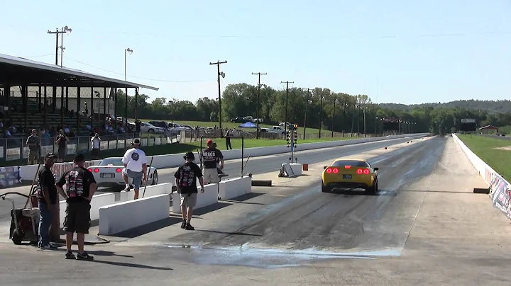 Rodney from RPM Transmissions winning the Corvette...