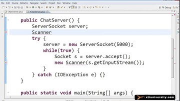 Universidade XTI - Curso Online Java - Aula 105 - Socket, Chat I