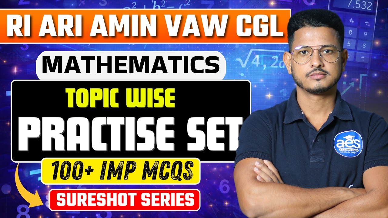 Math Practise Set - 2🔥 | 100 Most Important Questions | OSSSC | OPSC | OSSC By Manas Sir