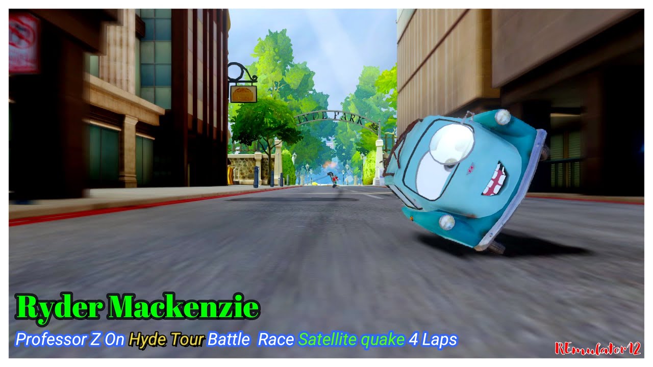 Cars 2 The Video Game Professor Z Battle Race (Satellite Quake